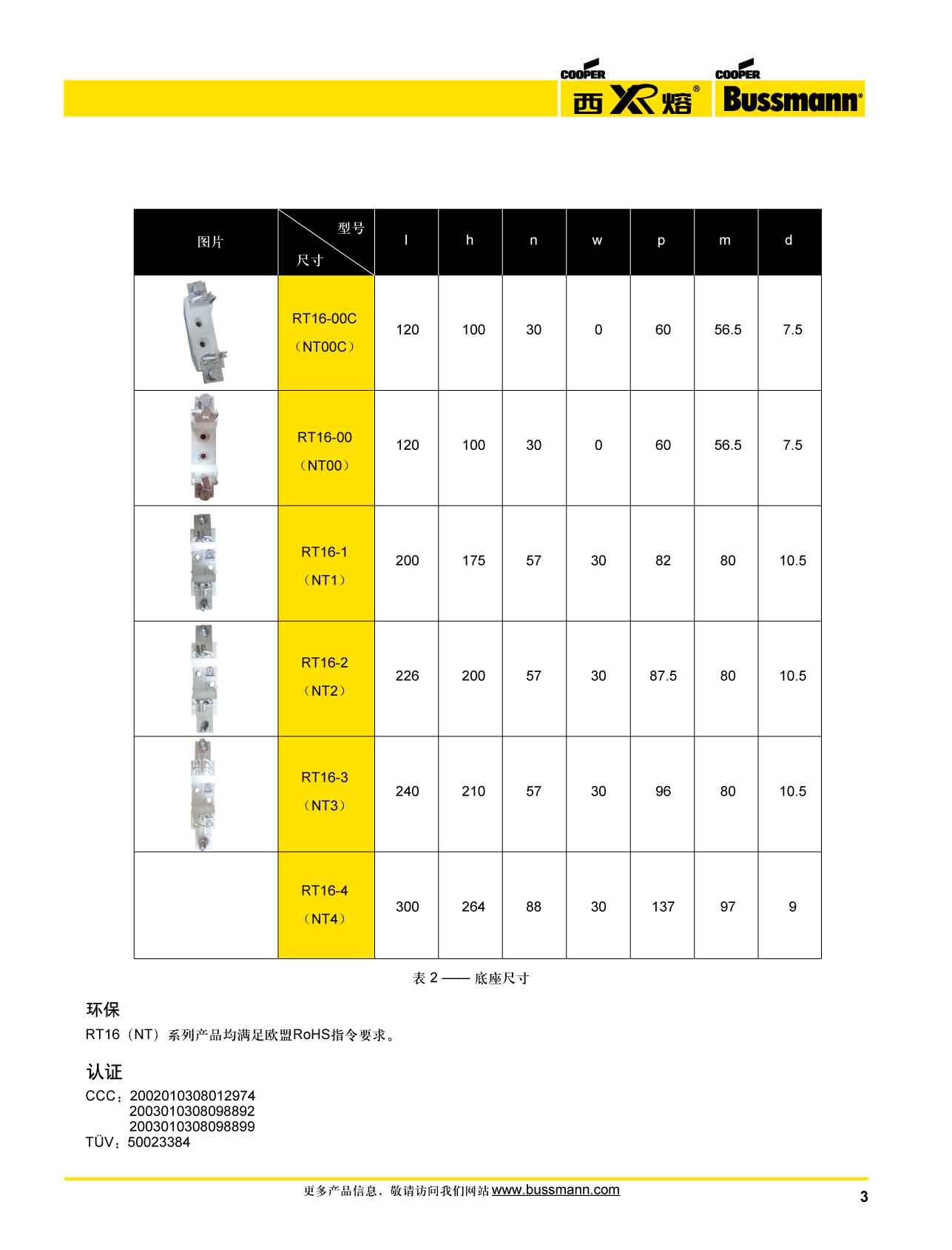 西熔RT-16系列刀型熔断器 配套底座